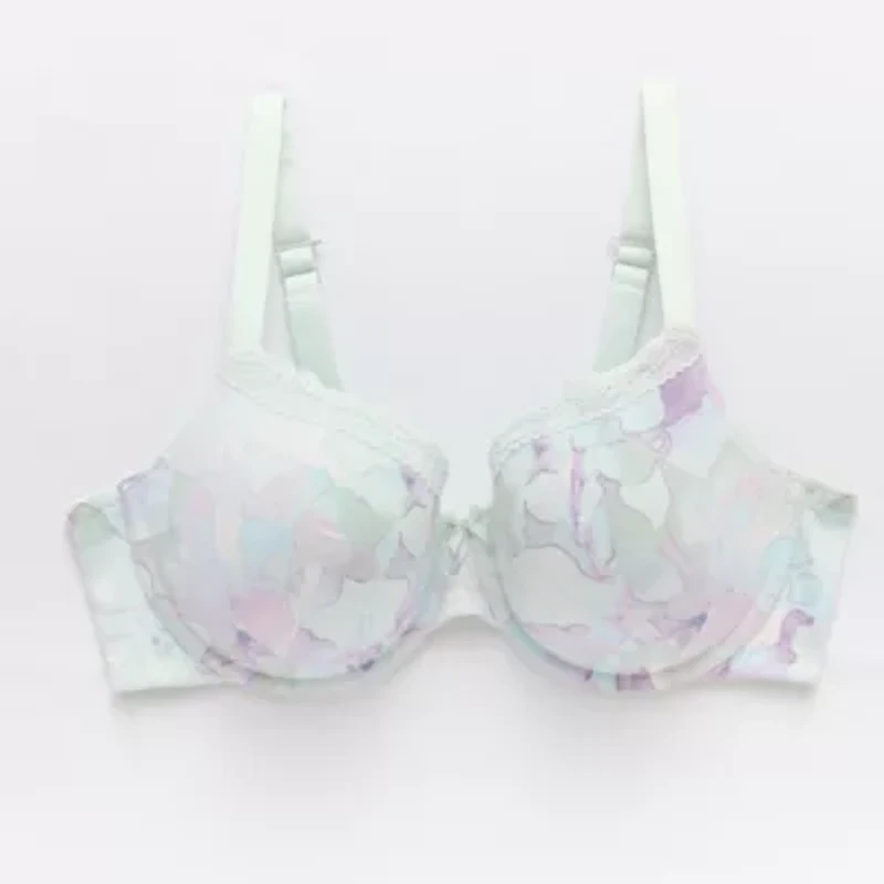 Ambrielle Cotton Womens Medium Support Demi Bra 364238