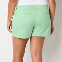 a.n.a Womens Plus 4 1/2" Mid Rise Chino Short