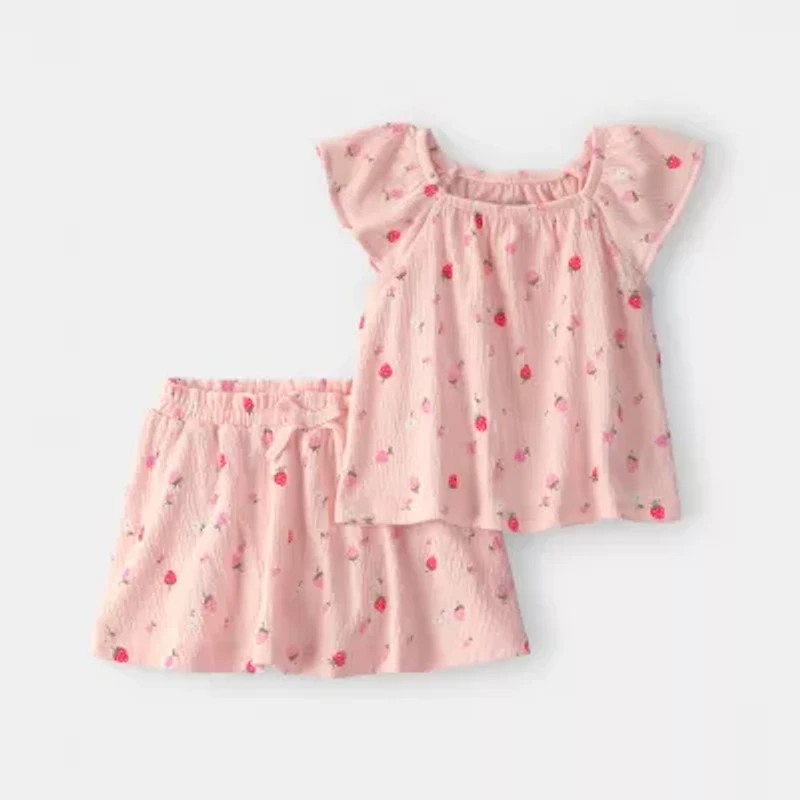 Carter's Baby Girls 2-pc. Short Set
