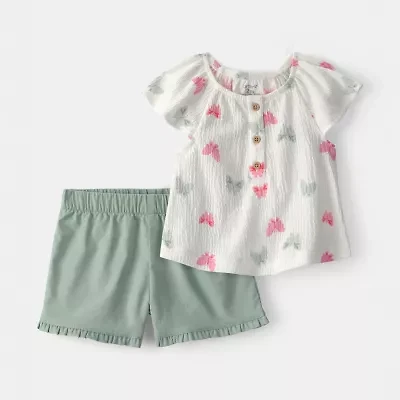 Carter's Baby Girls 2-pc. Short Set