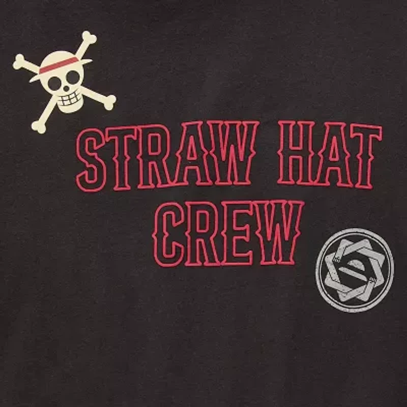 One Piece Little & Big Kid Boys Crew Neck Short Sleeve Oversized Graphic T-Shirt