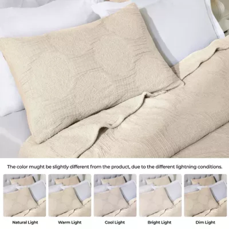 SUPERIOR® Tanta Modern Circles Woven Coverlet