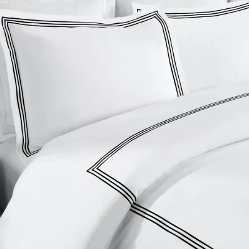 SUPERIOR® Brandon Embroidered Cotton Modern Duvet Cover