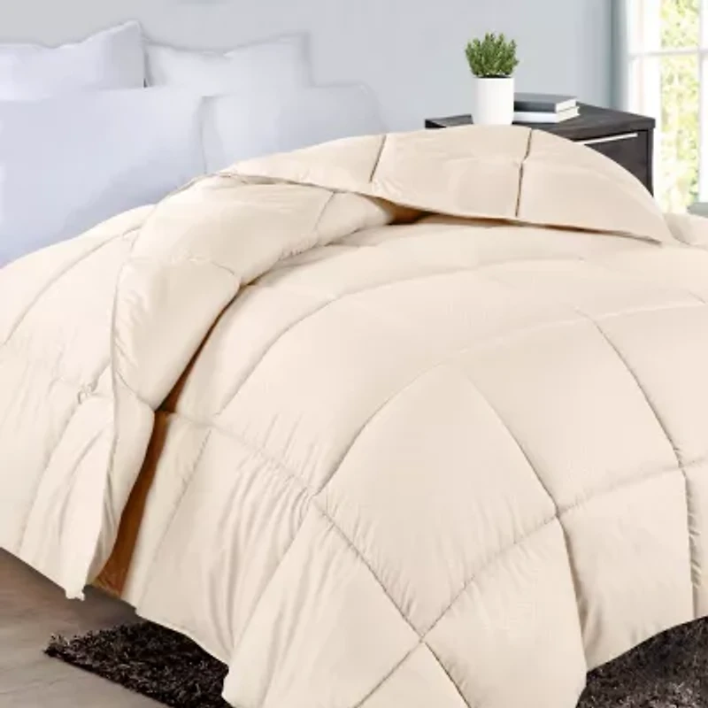 SUPERIOR® Striped All Season Plush Reversible Down Alternative Hypoallergenic Comforter