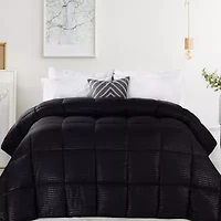 SUPERIOR® Striped All Season Plush Reversible Down Alternative Hypoallergenic Comforter