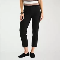 Liz Claiborne Womens Ankle Mid Rise Pant
