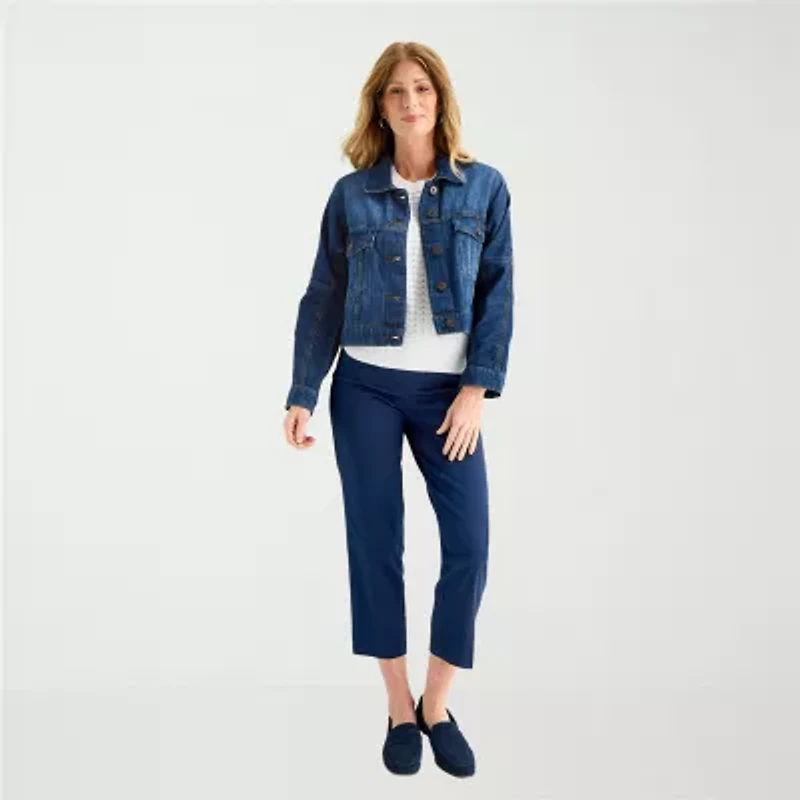 Liz Claiborne Womens Petite Lightweight Jacket