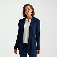 Liz Claiborne Womens Long Sleeve Layered Sweater