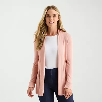 Liz Claiborne Womens Long Sleeve Layered Sweater