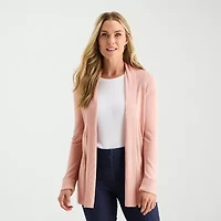 Liz Claiborne Womens Long Sleeve Layered Sweater