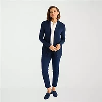 Liz Claiborne Womens Long Sleeve Layered Sweater