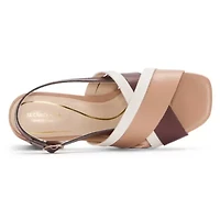 Liz Claiborne Navan Womens Square Open Toe Block Heel Pumps