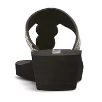 Mixit Womens Medallion Wedge Sandals