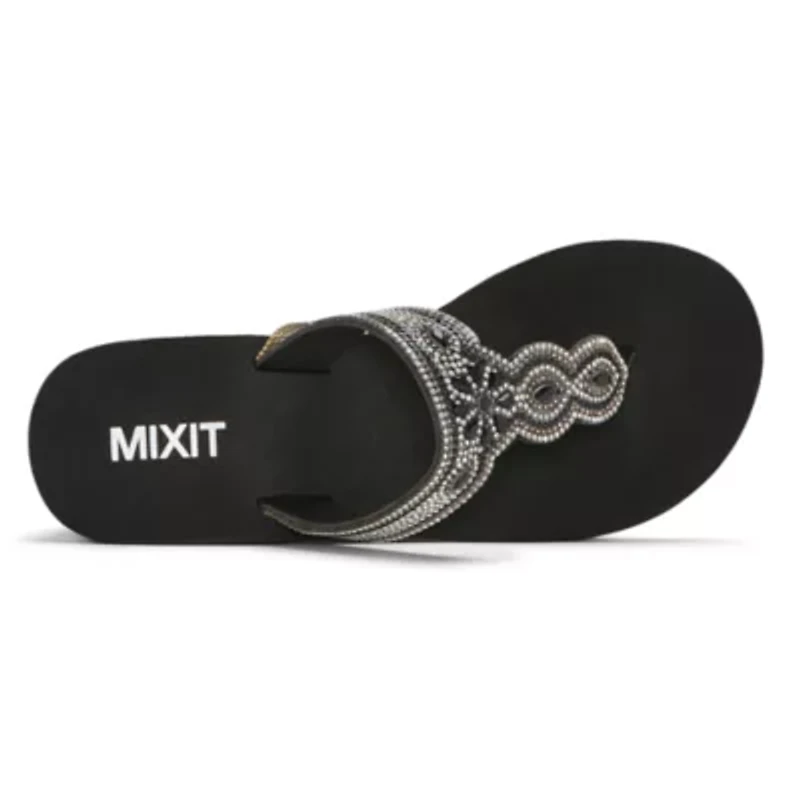 Mixit Womens Medallion Wedge Sandals