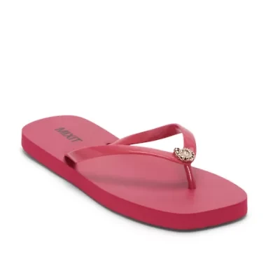 Mixit Womens Embellished Flip-Flops