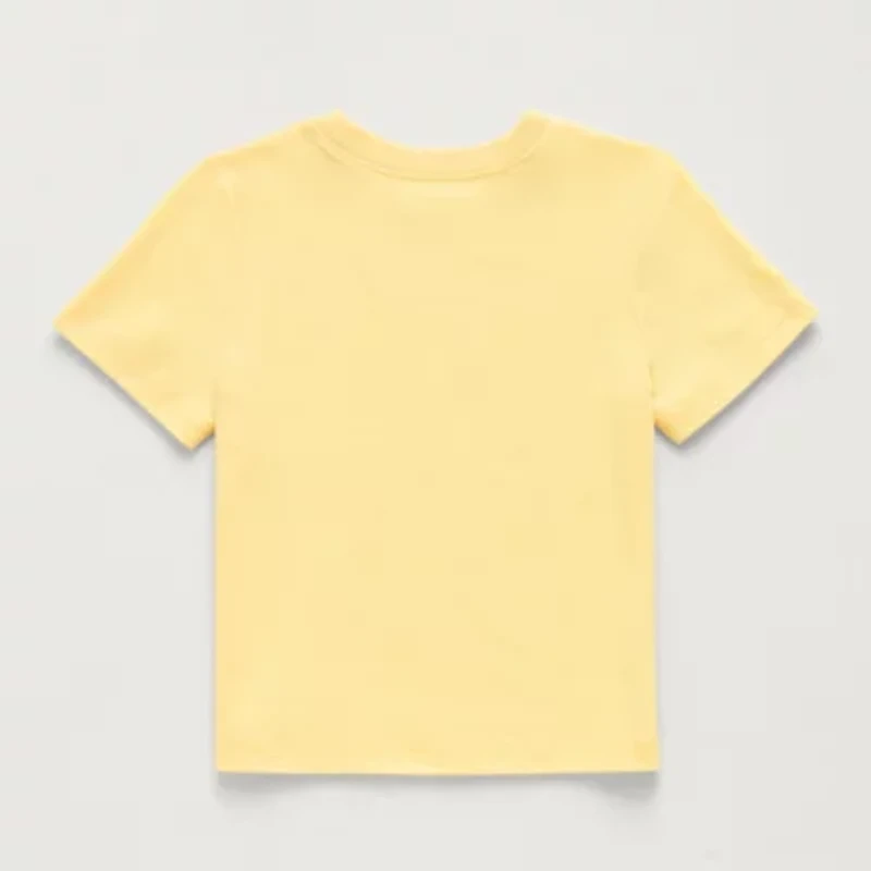 Okie Dokie Toddler & Little Boys Crew Neck Short Sleeve Regular Fit Graphic T-Shirt
