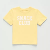 Okie Dokie Toddler & Little Boys Crew Neck Short Sleeve Regular Fit Graphic T-Shirt