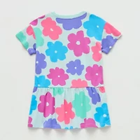 Okie Dokie Toddler & Little Girls Short Sleeve A-Line Dress