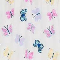 Thereabouts Little Girls Short Sleeve Flutter A-Line Dress