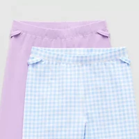 Thereabouts Little & Big Kid Girls Easy-on + Easy-off Seated Wear 24" 2-pc. Full Length Leggings