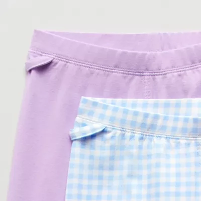 Thereabouts Little & Big Kid Girls Easy-on + Easy-off Seated Wear 24" 2-pc. Full Length Leggings