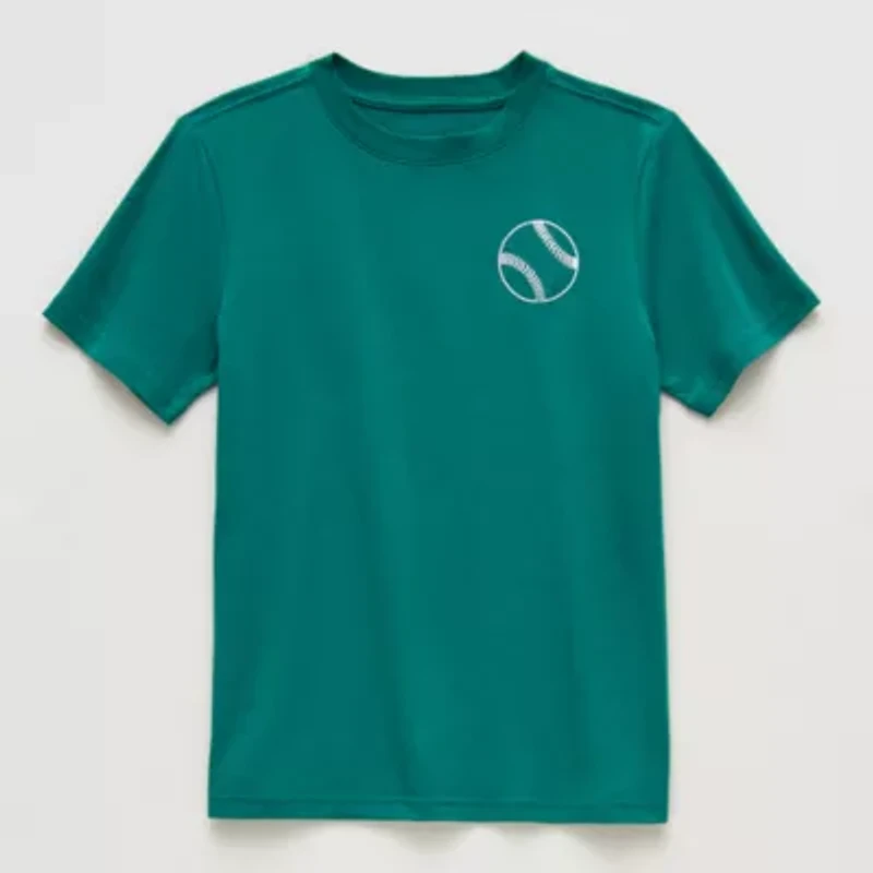 Xersion Little & Big Kid Boys Crew Neck Short Sleeve Regular Fit Graphic T-Shirt