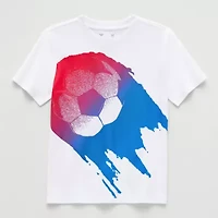 Xersion Little & Big Kid Boys Crew Neck Short Sleeve Regular Fit Graphic T-Shirt