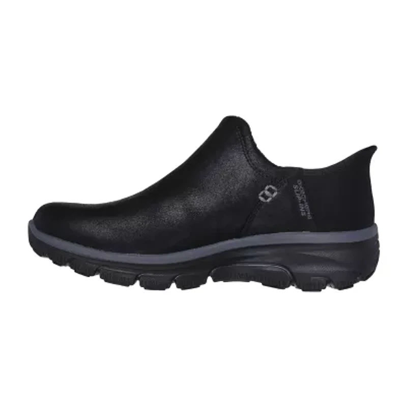Skechers Hands Free Slip-Ins Easy Going Modern Hour Womens Round Closed Toe Slip-On Shoe