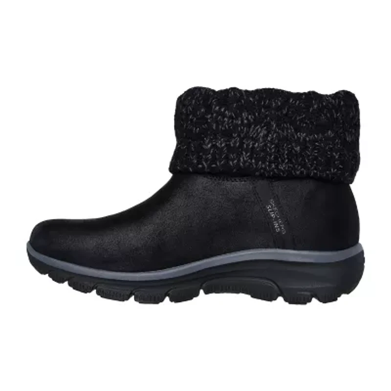 Skechers Hands Free Slip-Ins Womens Easy Going Cozy Weather 2 Flat Heel Winter Boots