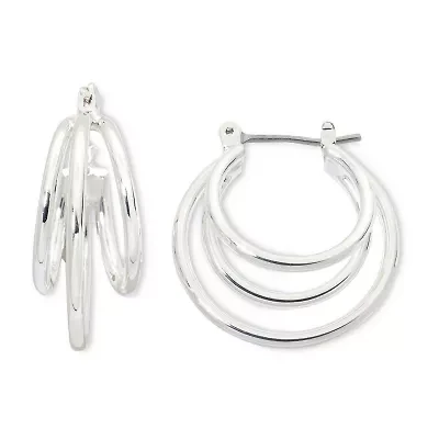 Mixit Womens 19mm Hypoallergenic Hoop Earrings