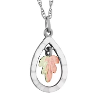 Landstroms Black Hills Gold Sterling Silver Pendant Necklace