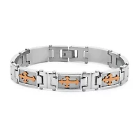 Men's Cross Bracelet Stainless Steel