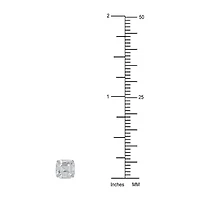 Toc 2 1/2 CT. Cubic Zirconia 10K White Gold 7mm Stud Earrings