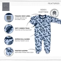 The Peanutshell Baby Boys 3-pc. Animal Sleep and Play