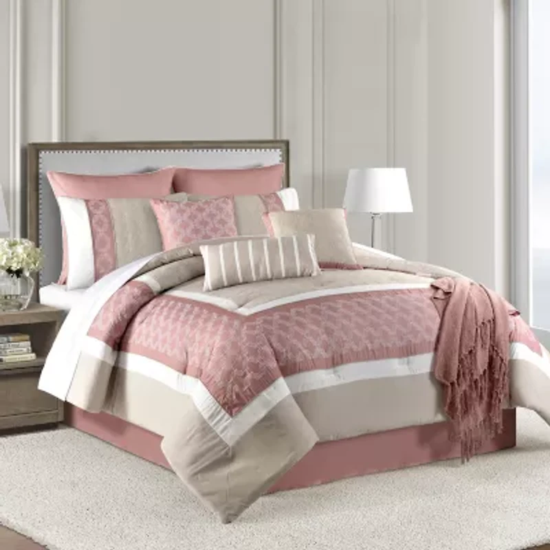 Eden & Oak Cleo 10-pc. Embroidered Comforter Set