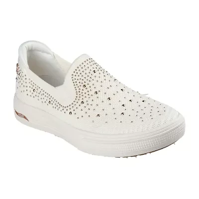 Skechers Arch Fit Arcade Martha Stewart Womens Round Closed Toe Slip-On Shoe
