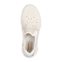 Skechers Arch Fit Arcade Martha Stewart Womens Round Closed Toe Slip-On Shoe