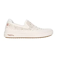 Skechers Arch Fit Arcade Martha Stewart Womens Round Closed Toe Slip-On Shoe