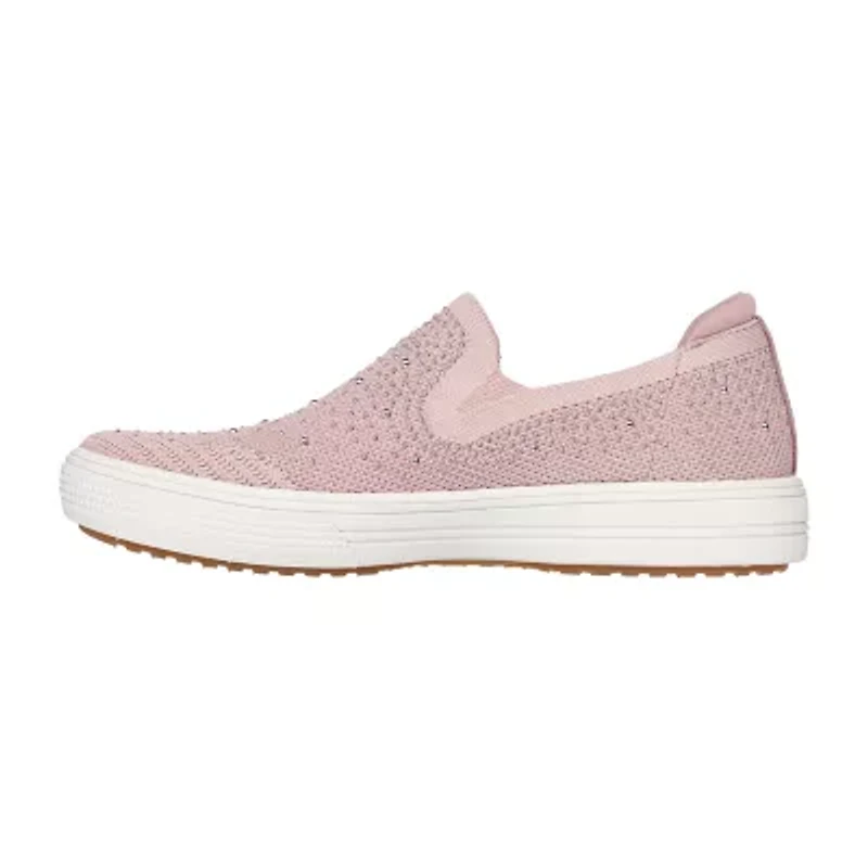 Skechers Arch Fit Arcade Martha Stewart Womens Round Closed Toe Slip-On Shoe