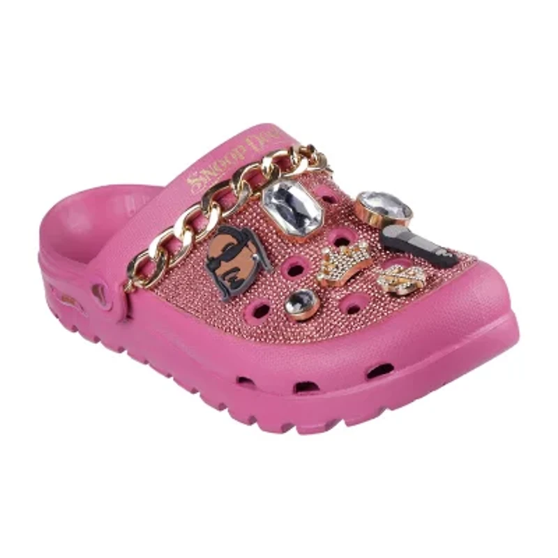 Skechers Snoop Arch Fit Footsteps Rolling N Gold Womens Closed Toe Clogs