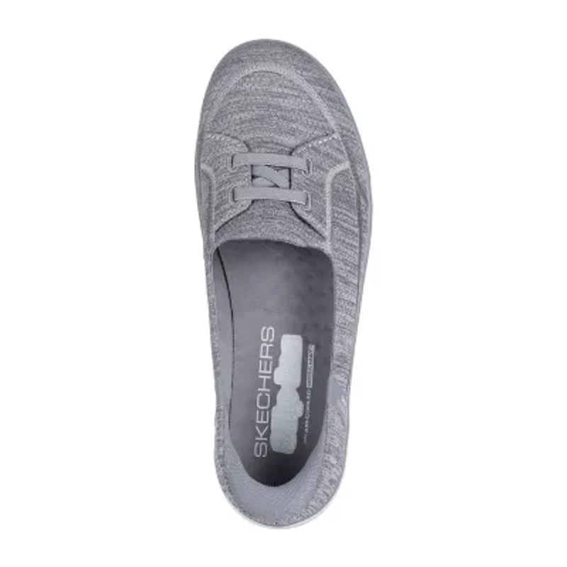 Skechers Hands Free Slip-Ins On The Go Flex Radiant Dreaming Womens Moc Closed Toe Slip-On Shoe-Wide Width