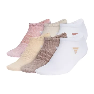 adidas Superlite Womens Multi-Pack 6 Pair No Show Socks