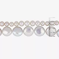 Womens White Inch Strand Necklace