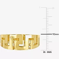 Greek Key Mens 14K Gold Fashion Ring