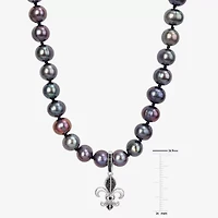 Mens Black 19 Inch Strand Necklace