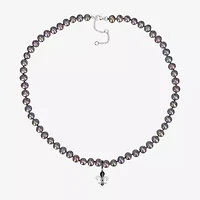 Mens Black 19 Inch Strand Necklace