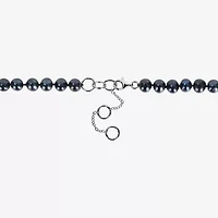 Mens Black 19 Inch Strand Necklace