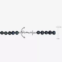 Mens Black 19 Inch Strand Necklace
