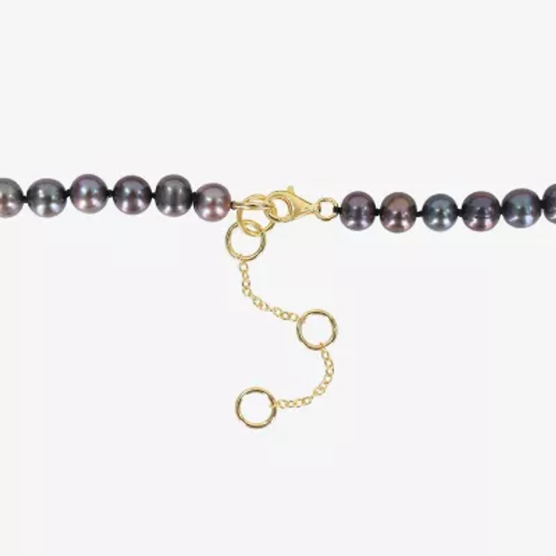 "Football" Mens Black 19 Inch Strand Necklace