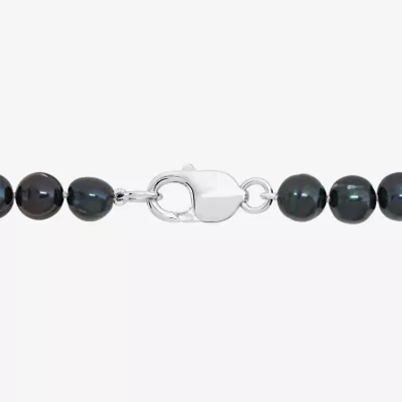 Mens Black 20 Inch Strand Necklace